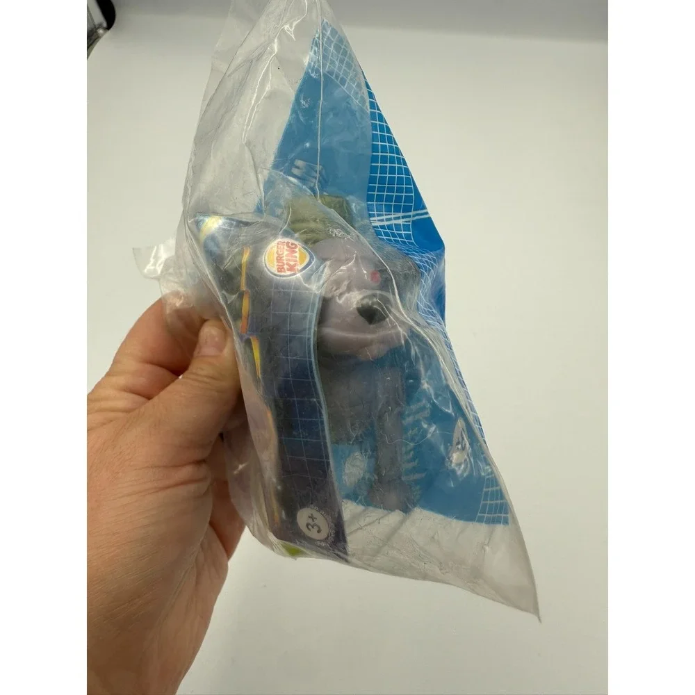 2002 Burger King Kid's Meal Toy The Martians‎ Have Landed NIP Green Flyer Dog